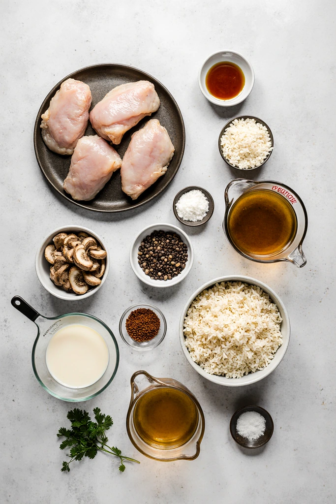 Creamy Smothered Chicken and Rice