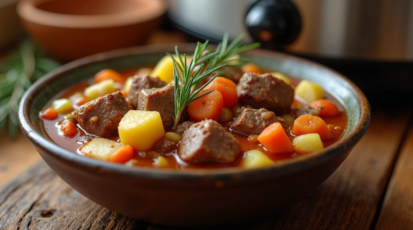 slow cooker venison stew