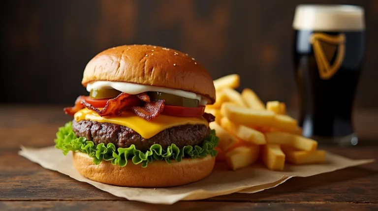irish pub burger