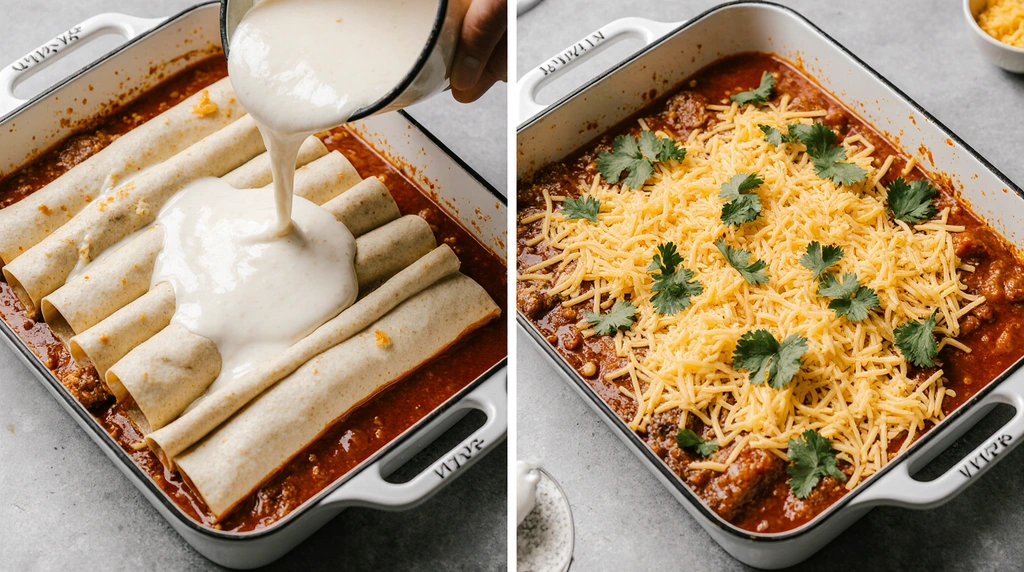 White Chicken Enchiladas