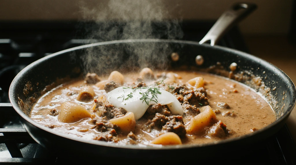 Creamy Beef Pasta