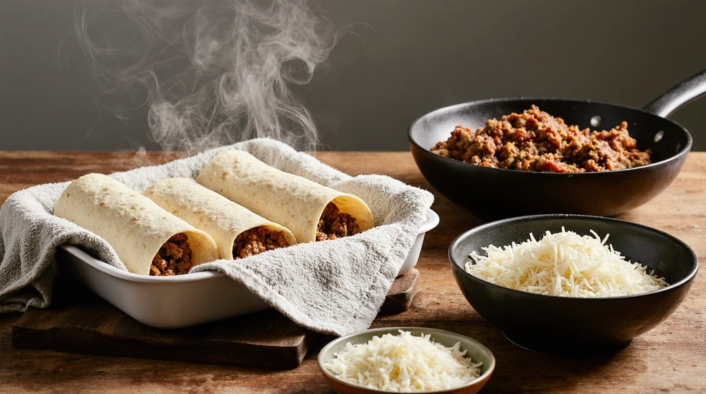 Ground Beef Enchiladas