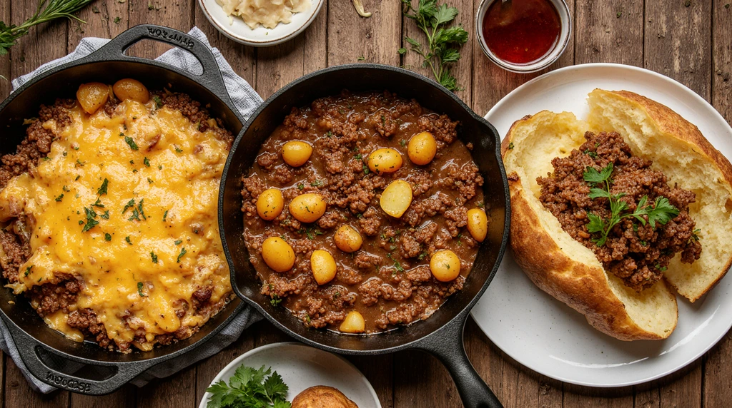 hamburger and potato recipes