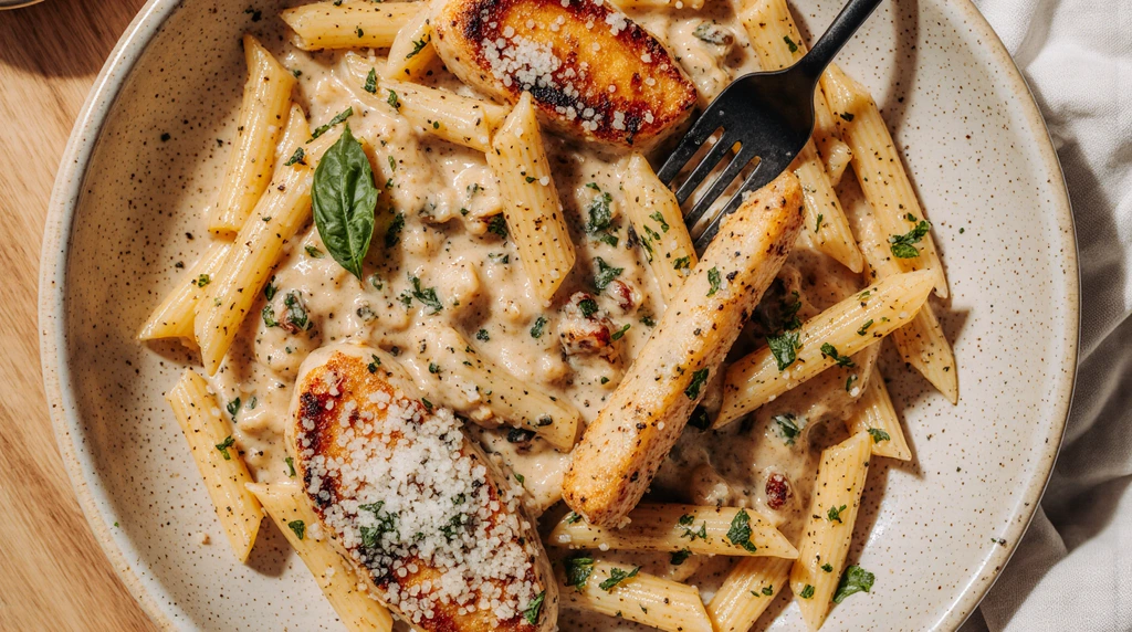 parmesan chicken pasta