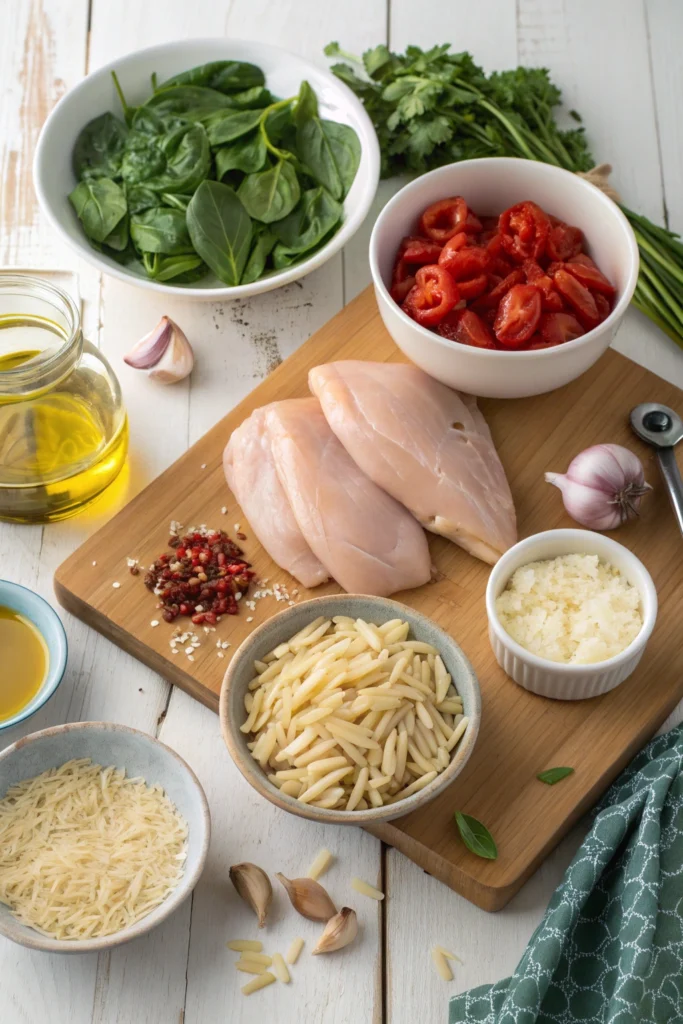 Creamy Tuscan Chicken Orzo Recipe
