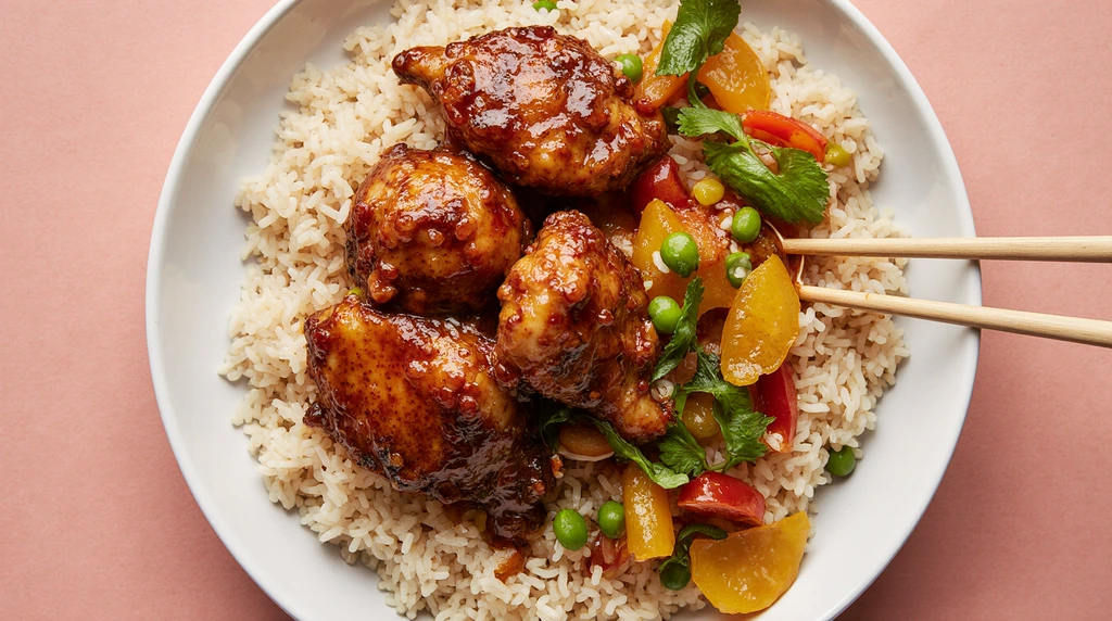 Honey BBQ Chicken Rice
