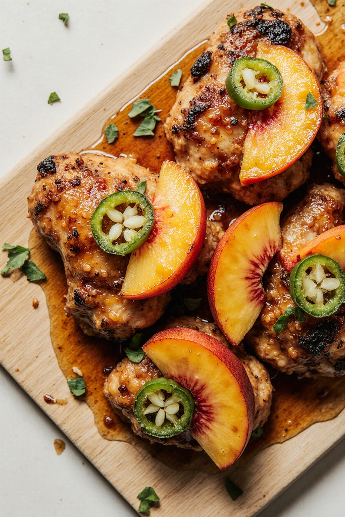 Jalapeno Peach Chicken