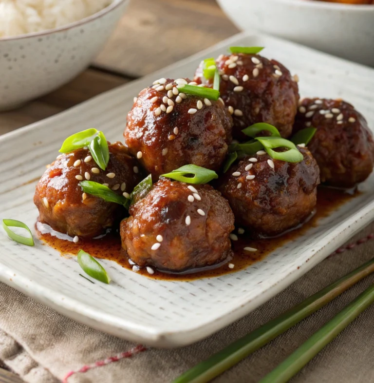 Korean BBQ Meatballs